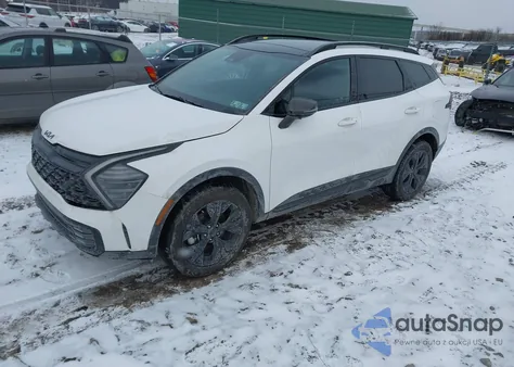 2025 Kia Sportage X-Line из США, поврежденный, VIN 5XYK6CDF3SG295020